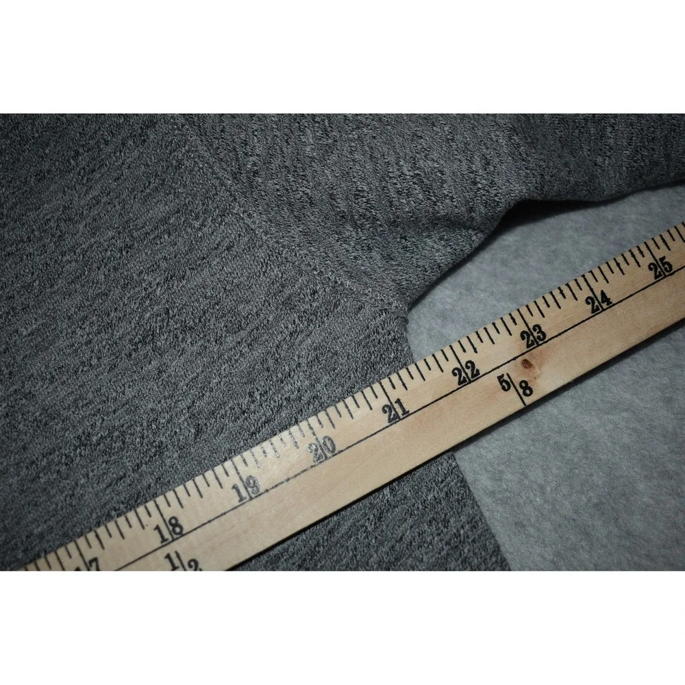 Hollister Hoodie Mens Medium Gray Graphic Pullover Sweatshirt - Picture 10 of 11